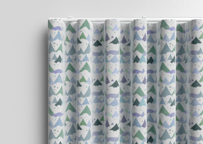 Cloudy Peaks, Icicle - Made to Measure Curtains - Image 13